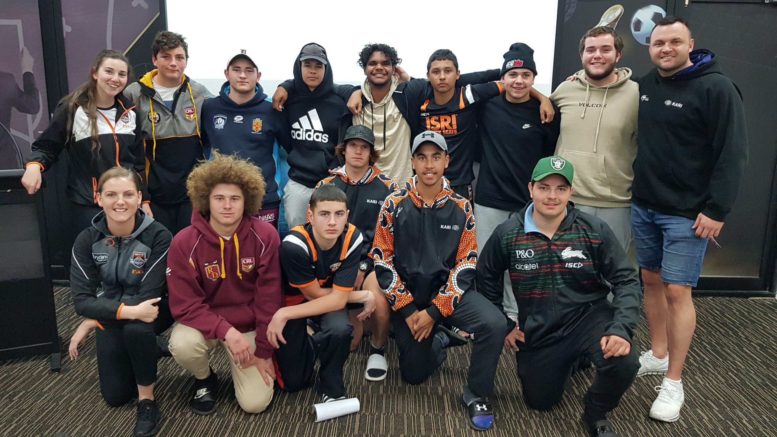 Wests Tigers Camp, 2019, Camp, Football, Indigenous, KARI, Pathways Camp, Wests Tigers Elite Pathways Camp, Partnership, Community, Youth, Indigenous Community, Participants, Leadership, Wests Tigers, NRL, Rugby League, Aboriginal Youth, Aboriginal Community