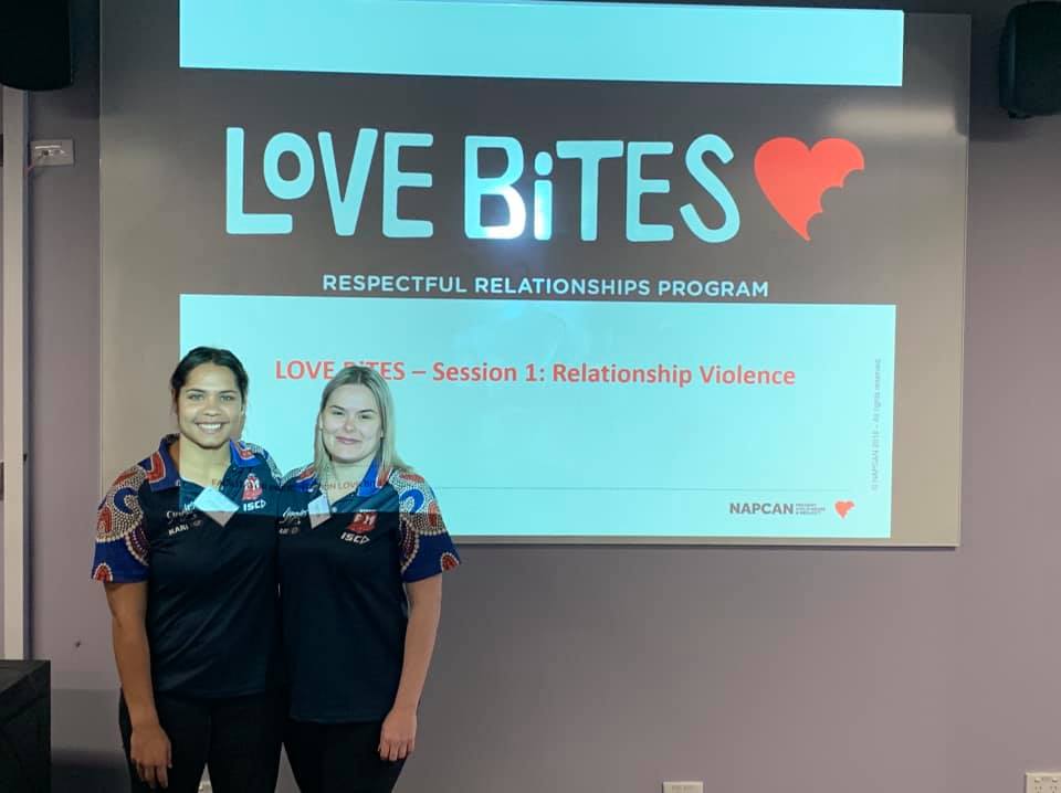 Love BiTES, Roosters, Sydney Roosters, KARI, KARI Foundation, Community, Community Program, Violence, Protection, Education, Schools, Youth, Indigenous Youth, Aboriginal Youth