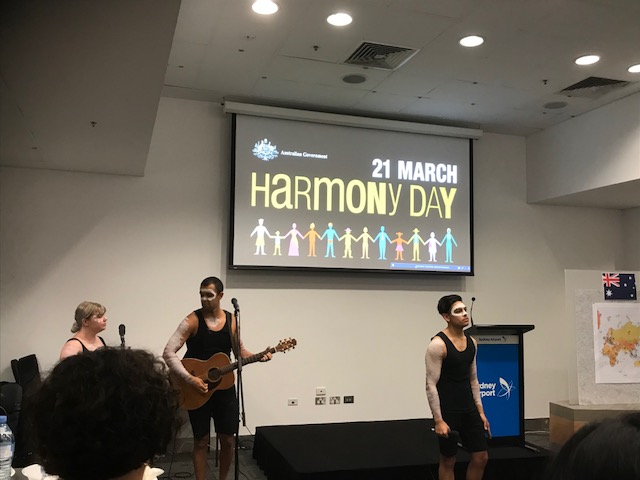 Harmony Day, Sydney Airport