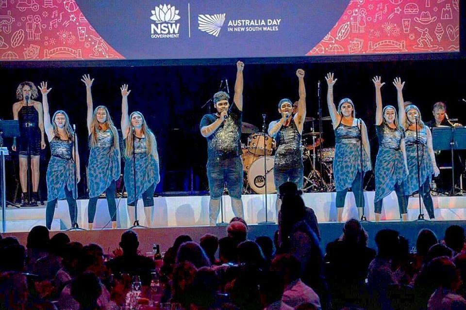 Australia Day, Day, 2019, Australia, Indigenous, Pride, KARI, Singers, Aboriginal, Community, Corporate Club Australia, Corporate Australia, Corporate Club, ICC, International Convention Centre, Indigenous Australians